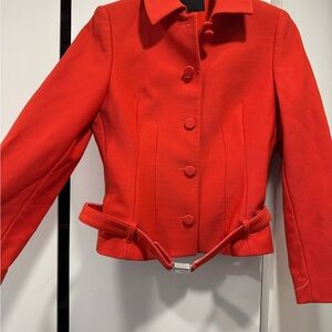 Prada Women's Vibrant Red Blazer